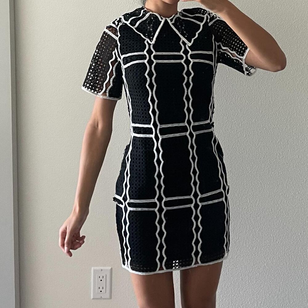 Black Coquette Mini Dress